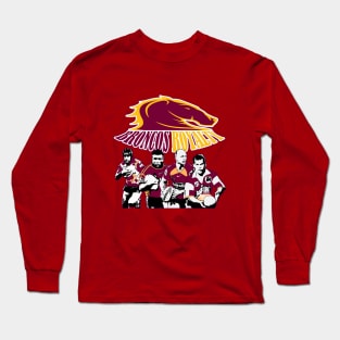 Brisbane Broncos - BRONCOS ROYALTY Long Sleeve T-Shirt